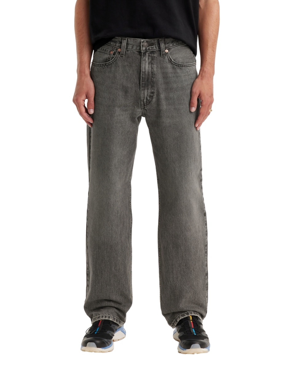 Jeans straight 565 Loose lavado obscuro para hombre