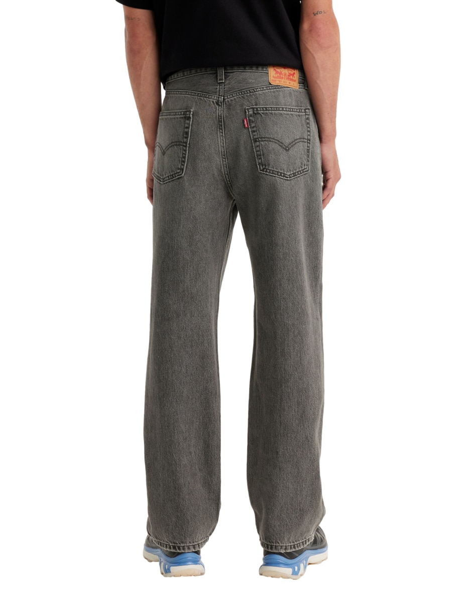 Jeans straight 565 Loose lavado obscuro para hombre 3