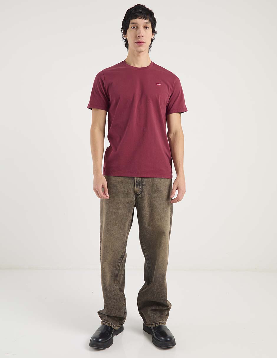 Jeans baggy lavado obscuro para hombre