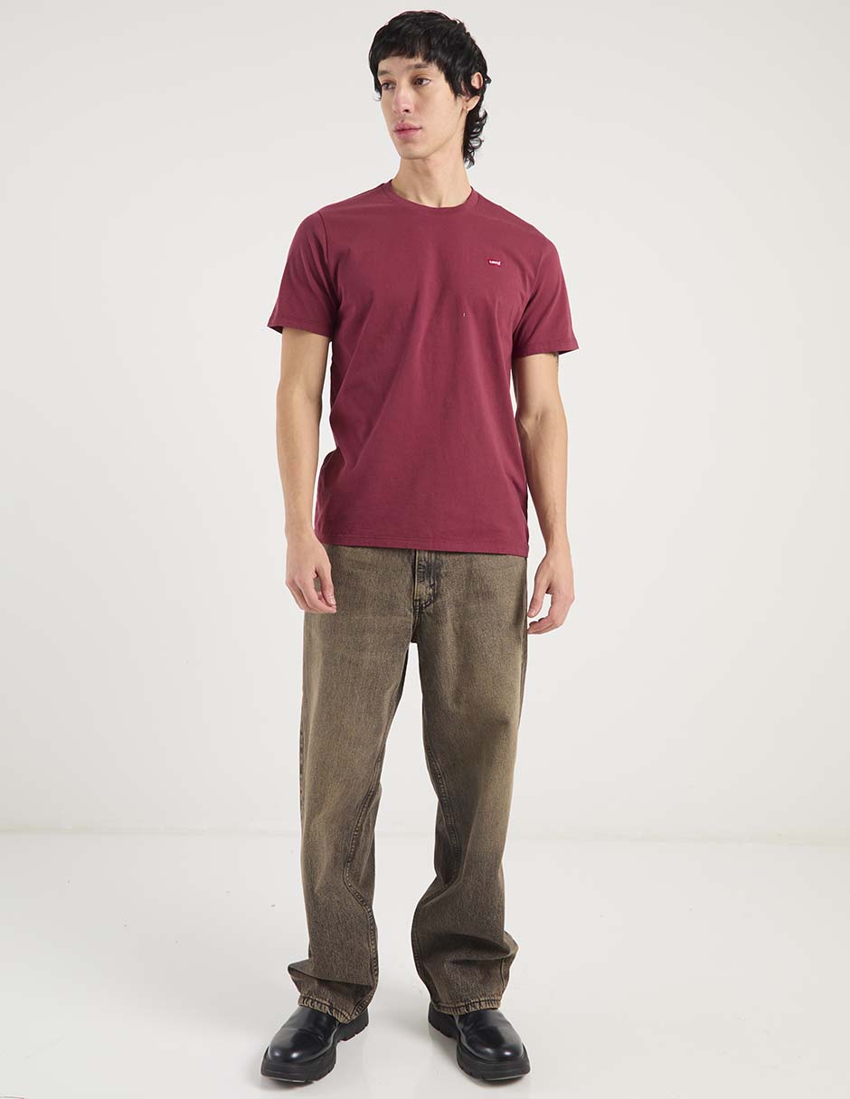 Jeans baggy lavado obscuro para hombre 3