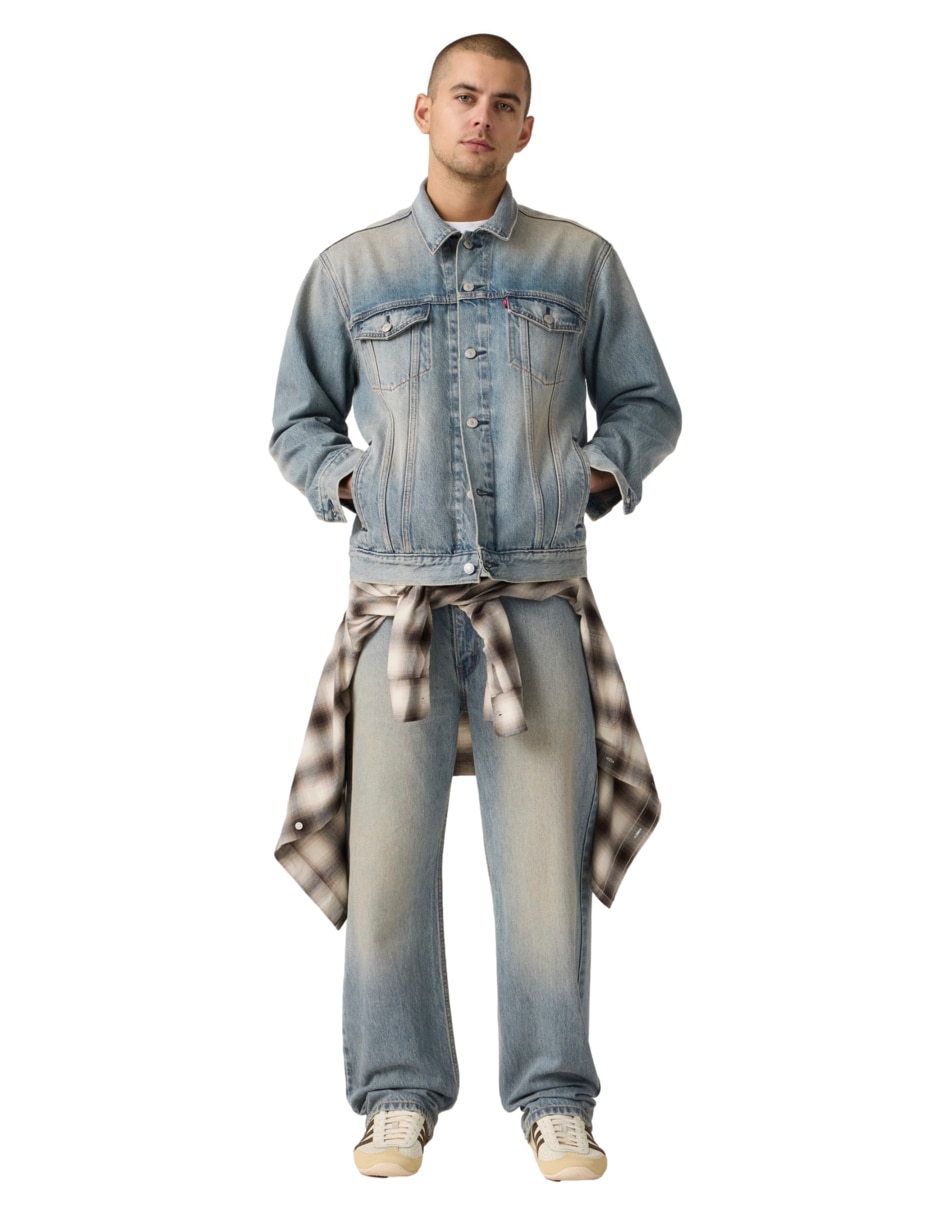 Jeans straight 565 Loose lavado claro para hombre 2