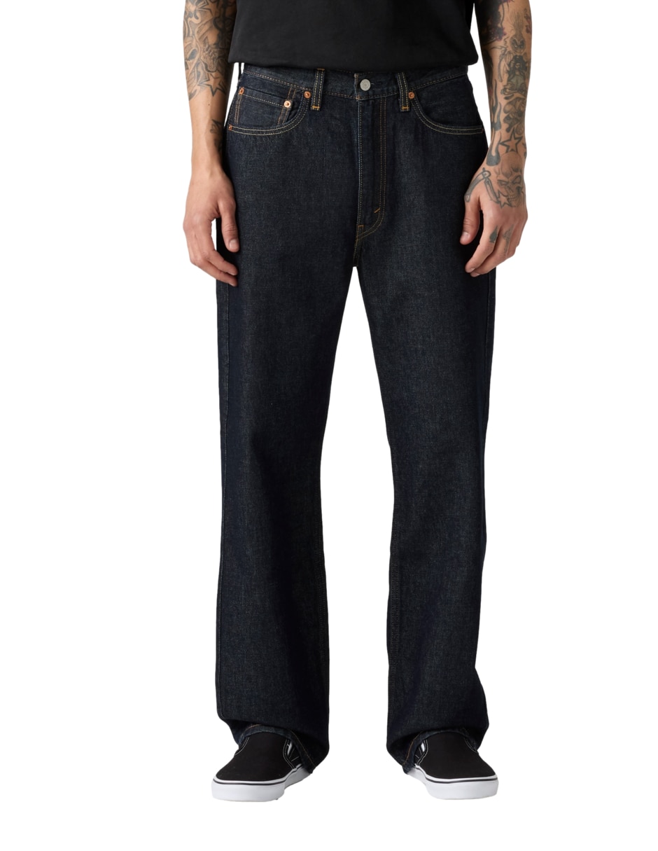 Jeans straight 565 lavado obscuro para hombre