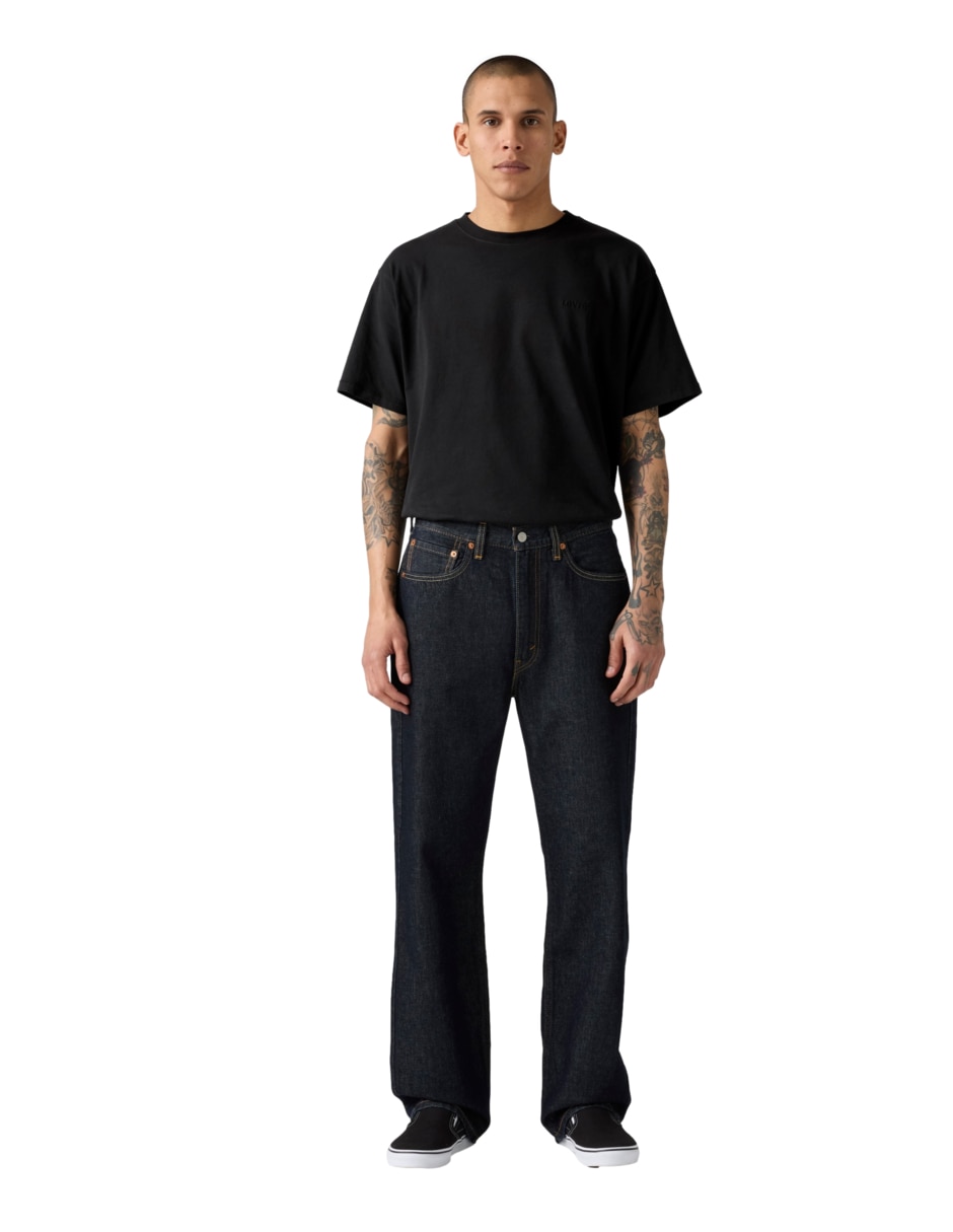 Jeans straight 565 lavado obscuro para hombre 2