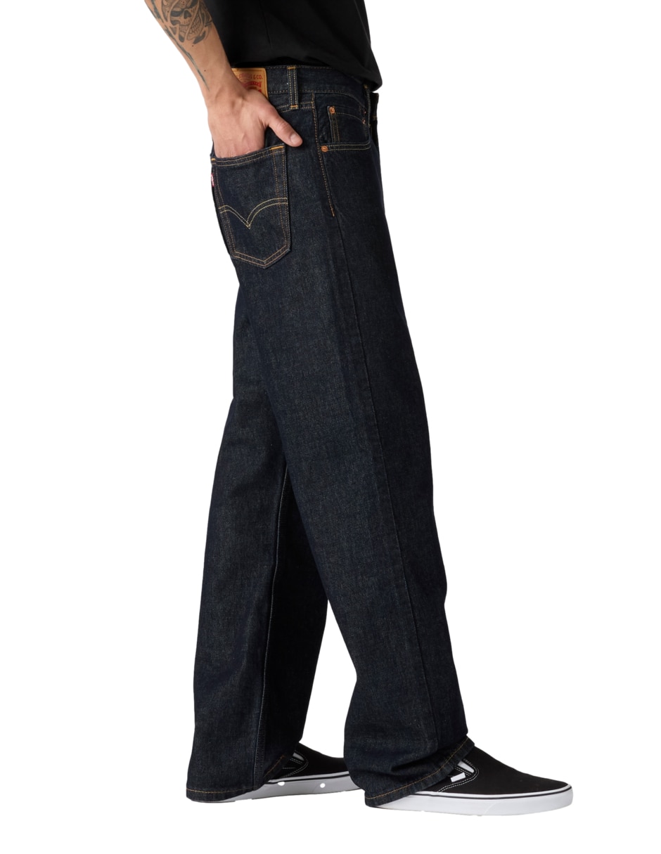 Jeans straight 565 lavado obscuro para hombre 3