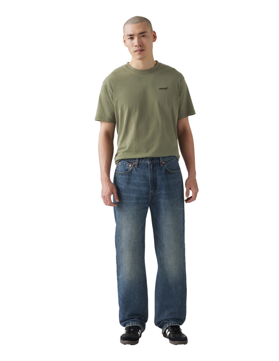 Jeans straight 565 lavado obscuro para hombre 4