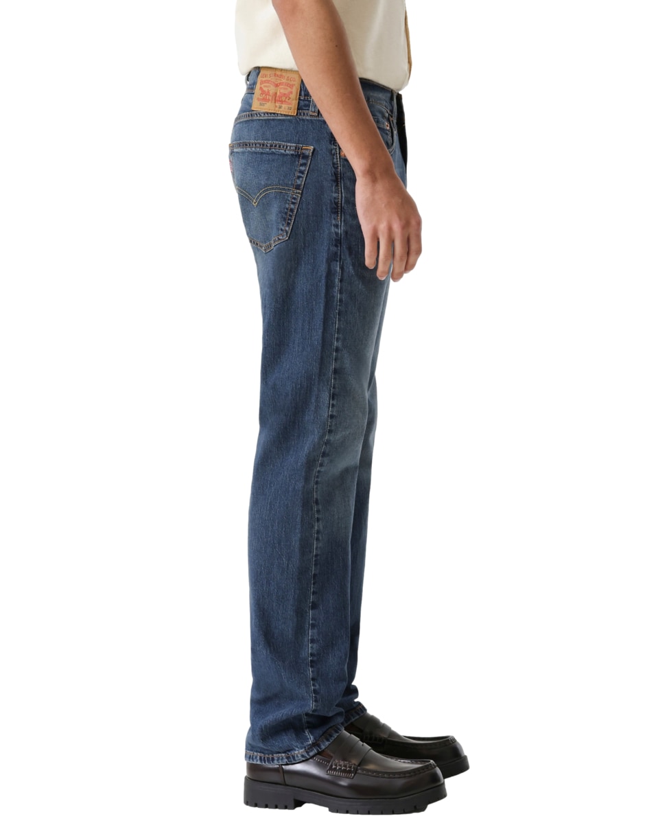Jeans straight 505 regular lavado medio para hombre 5