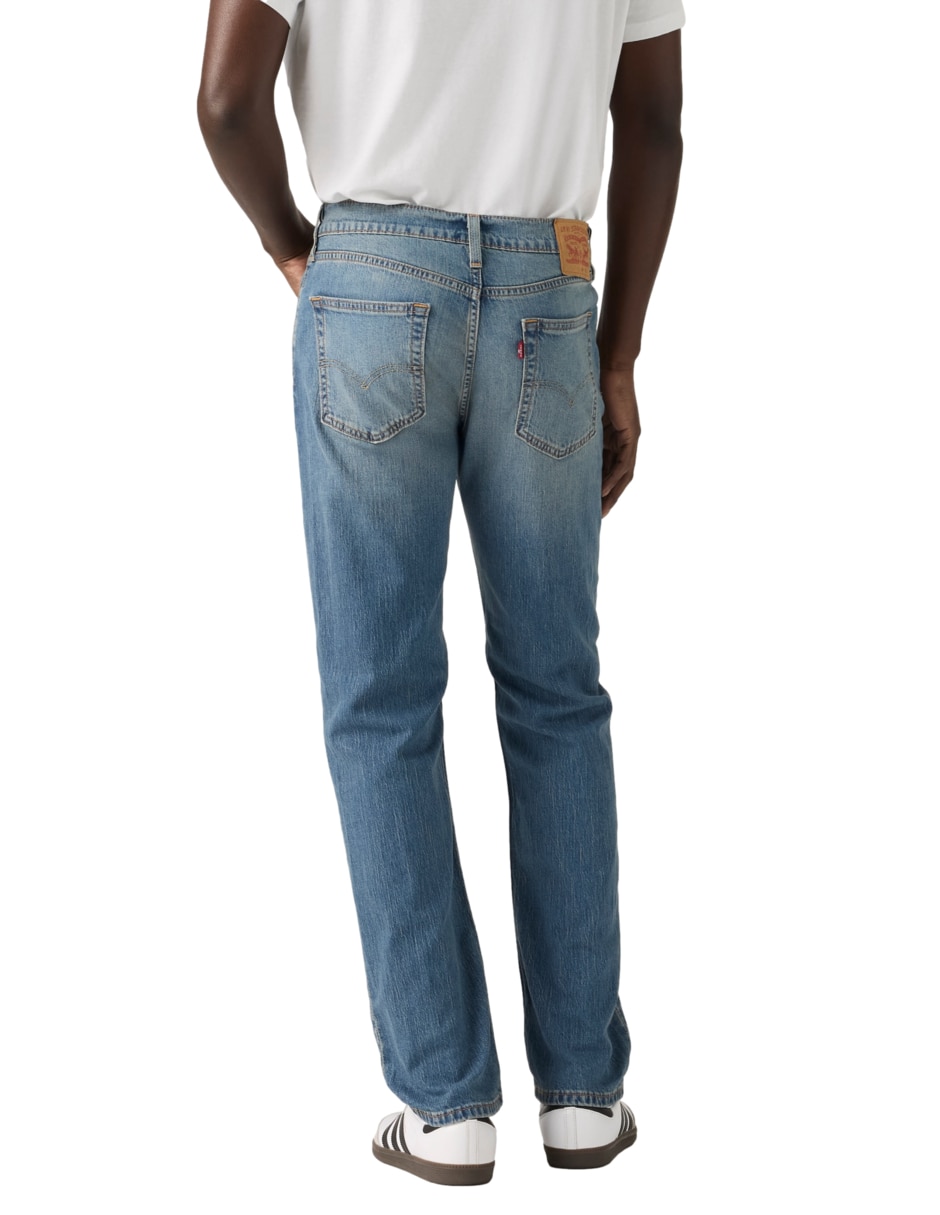 Jeans straight 514 lavado medio para hombre 4