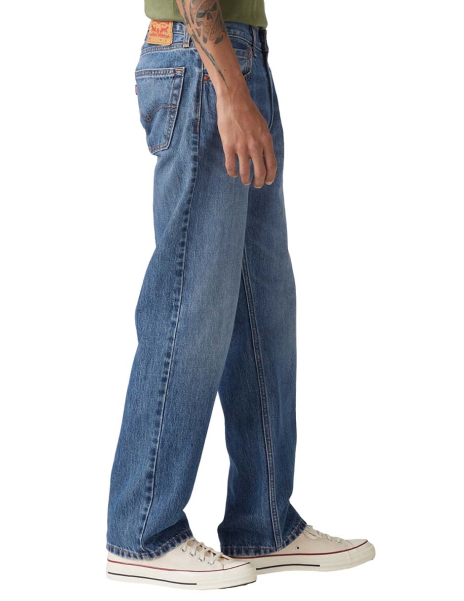 Jeans straight 555 lavado medio para hombre 3