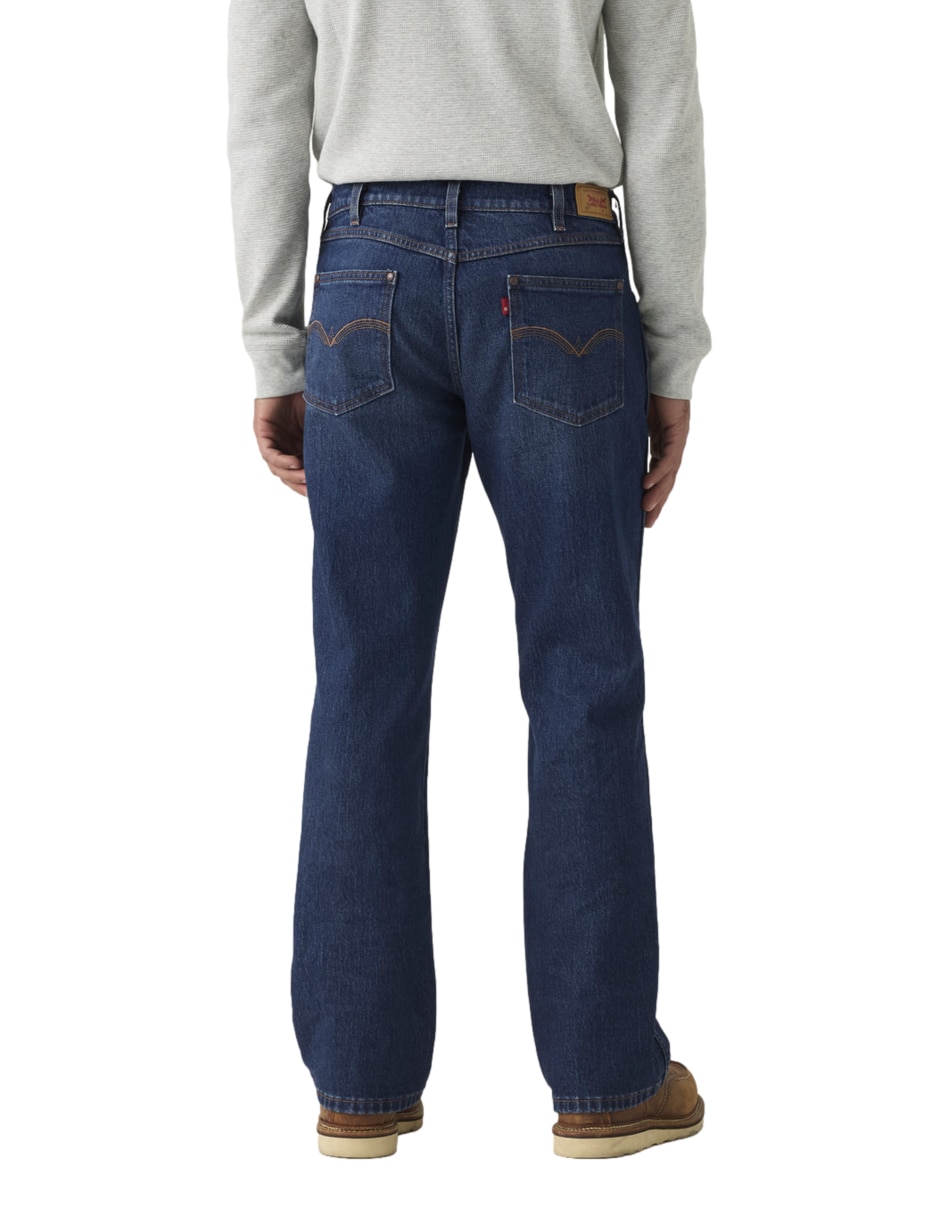 Jeans bota 537 western bootcut lavado obscuro para hombre 3