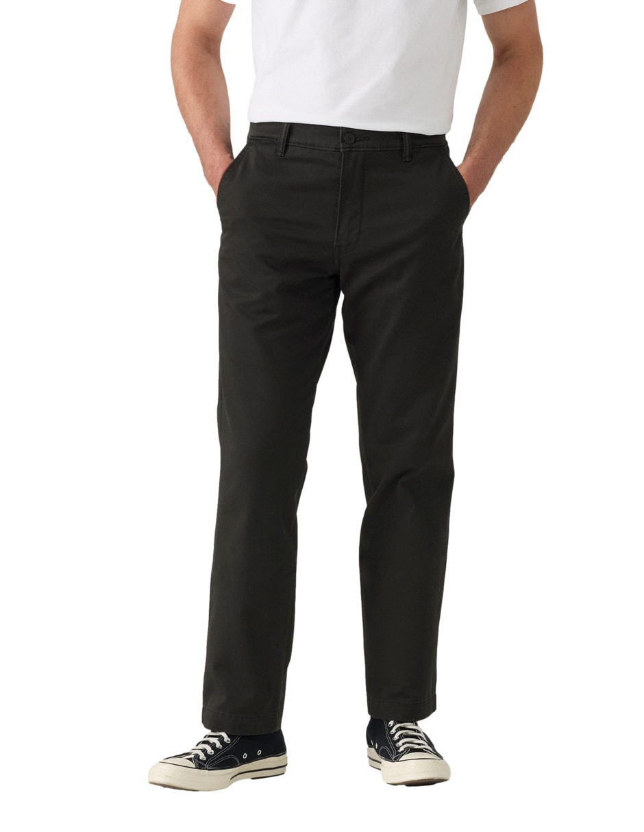 Pantalón casual regular de algodón para hombre 2