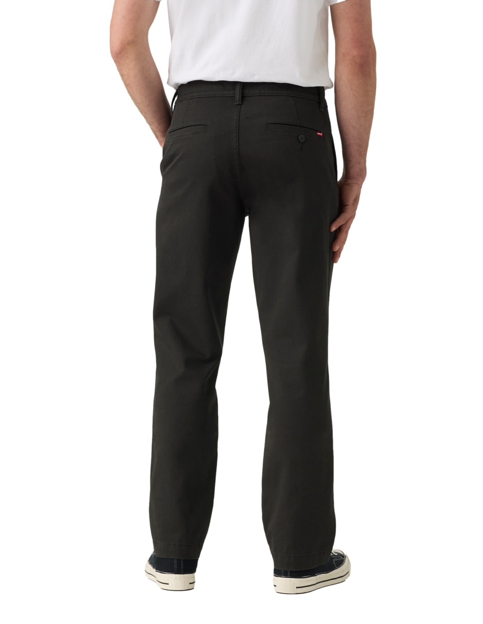 Pantalón casual regular de algodón para hombre 4