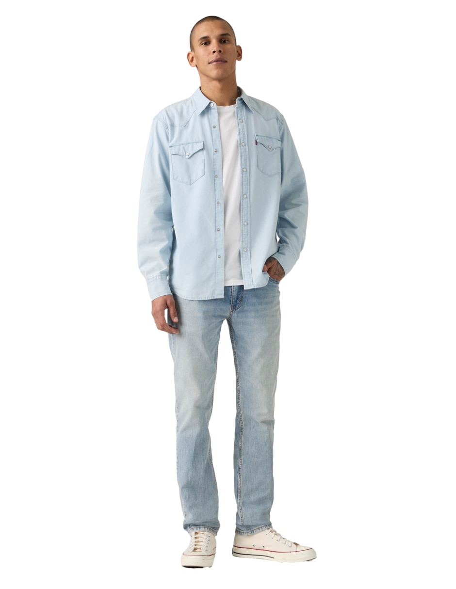 Jeans slim 511 lavado claro para hombre 2