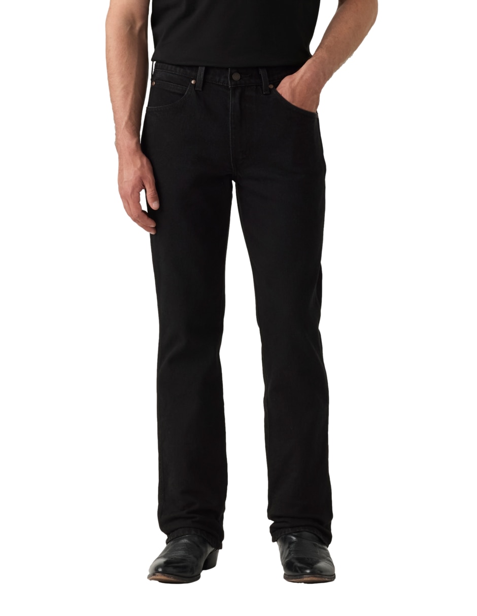 Jeans bota lavado obscuro para hombre