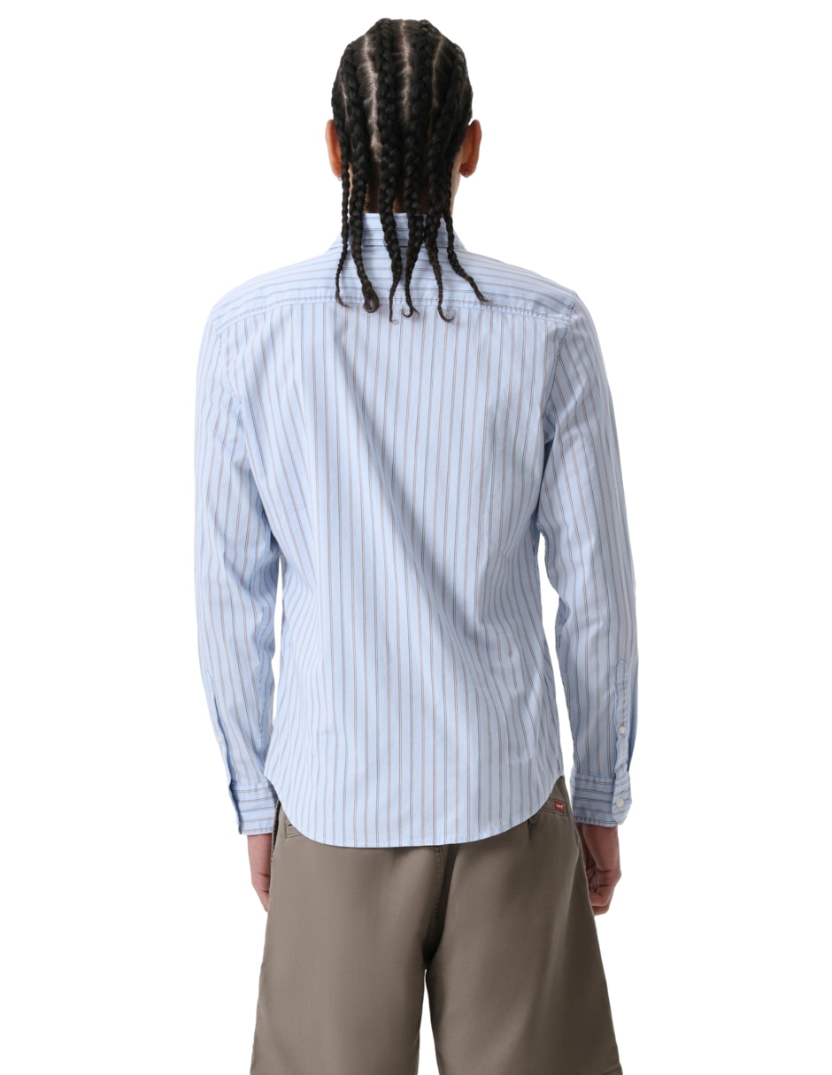Camisa casual de algodón manga larga para hombre 3