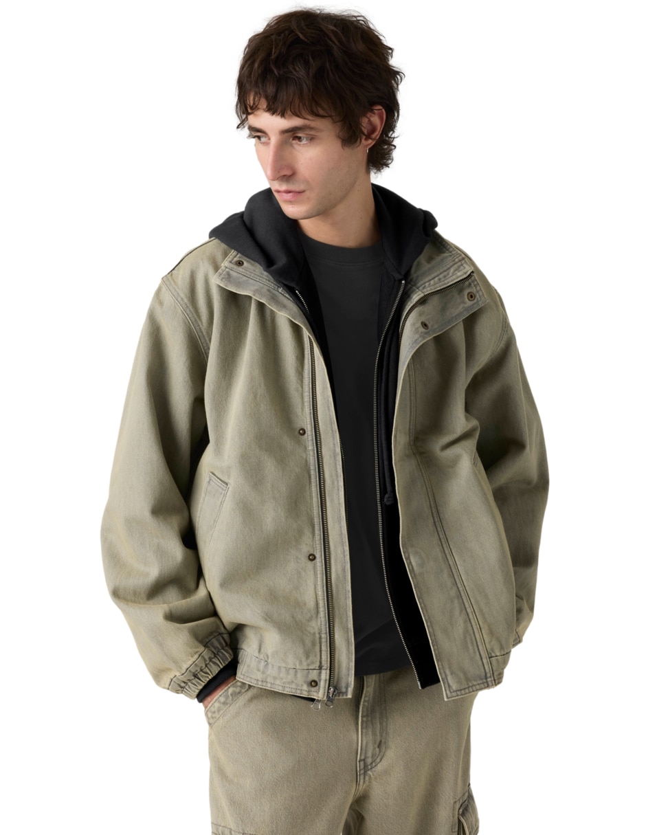 Chamarra casual de algodón para hombre 3