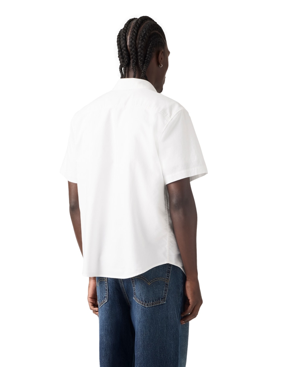 Camisa casual de algodón manga corta para hombre 2