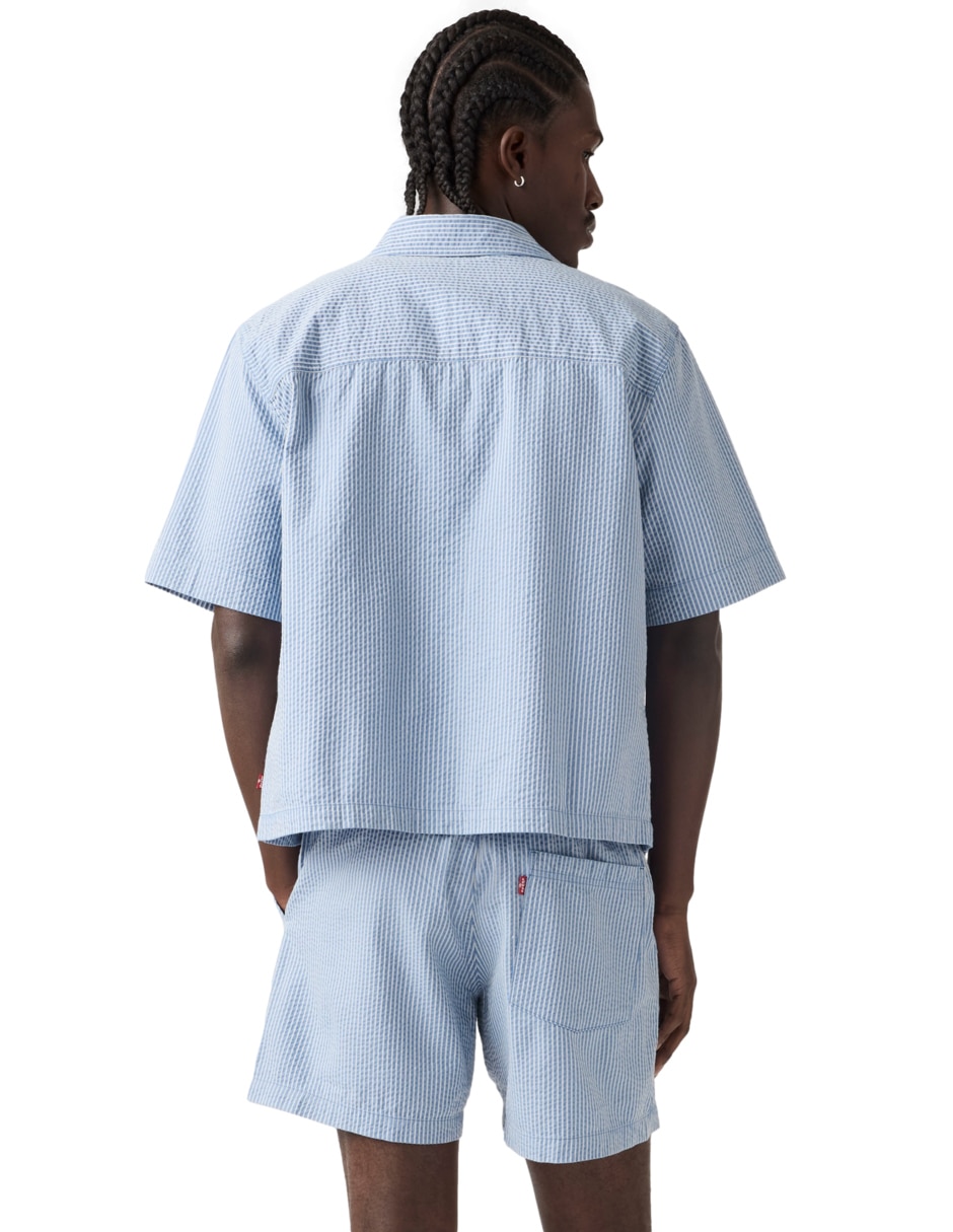 Camisa casual de algodón manga corta para hombre 2