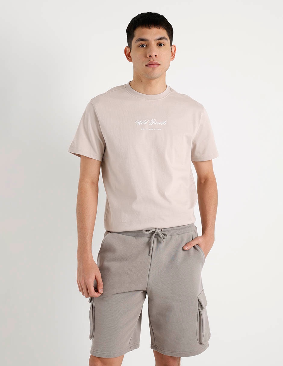 Bermuda de algodón para hombre