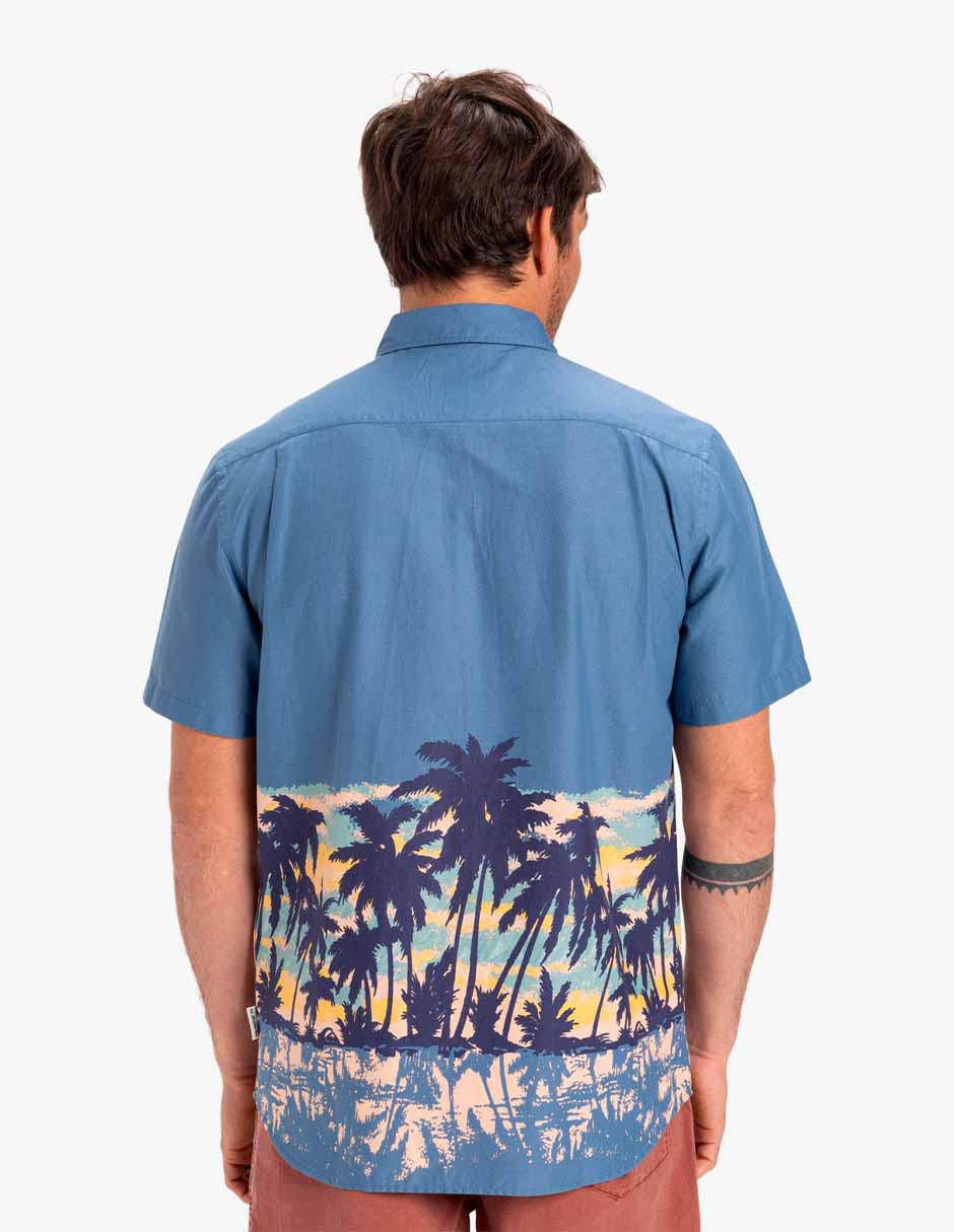 Camisa casual de algodón manga corta para hombre 3