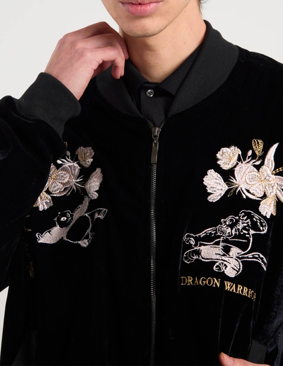 Chamarra bomber con bolsillos para hombre 4
