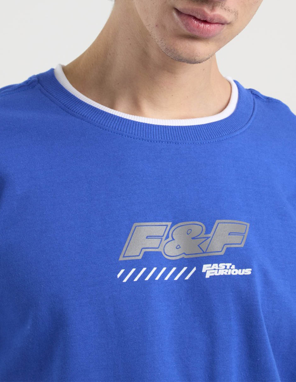 Playera Fast & Furious cuello redondo para hombre 4