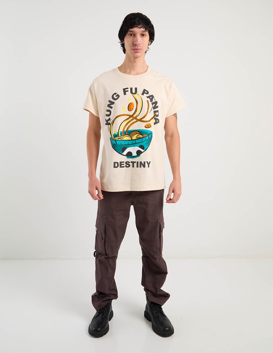 Playera Kung Fu Panda cuello redondo para hombre 3
