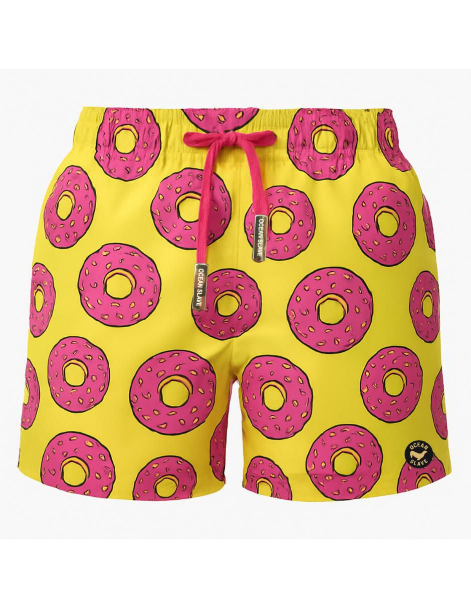 Traje de baño bolsillos con cremallera oculta para hombre 6
