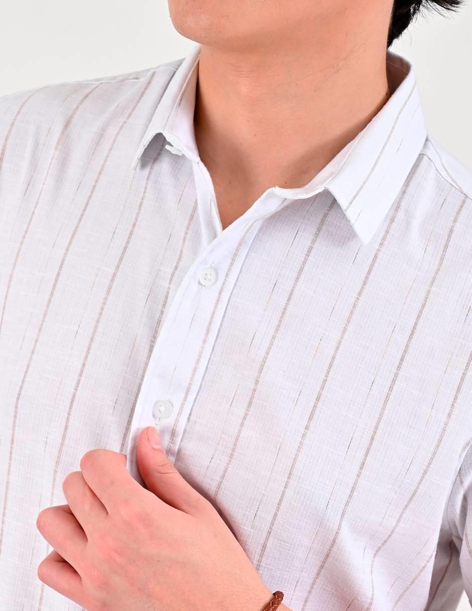 Camisa casual de manga corta para hombre 4
