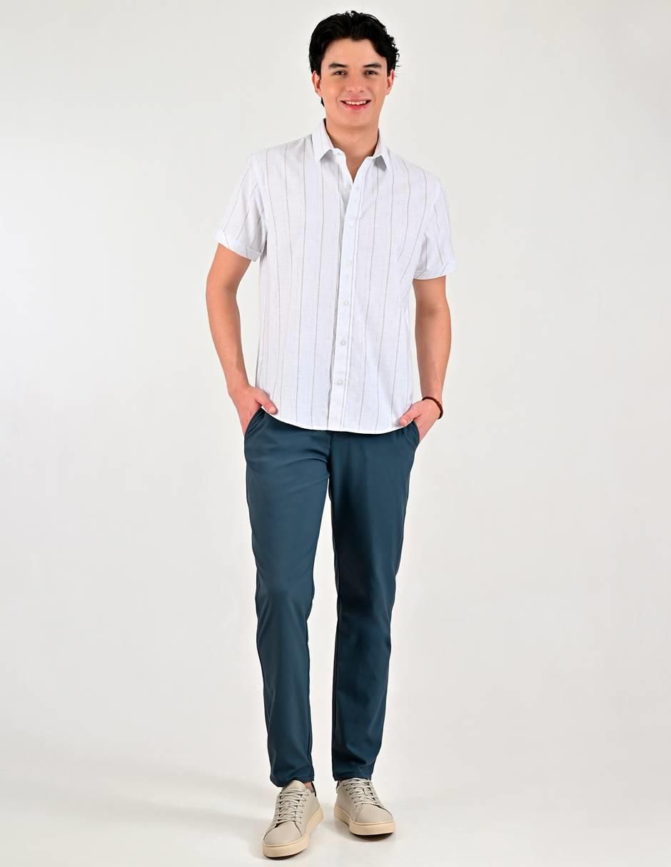 Camisa casual de manga corta para hombre 5