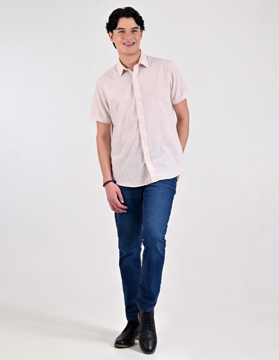 Camisa casual de algodón manga corta para hombre 5