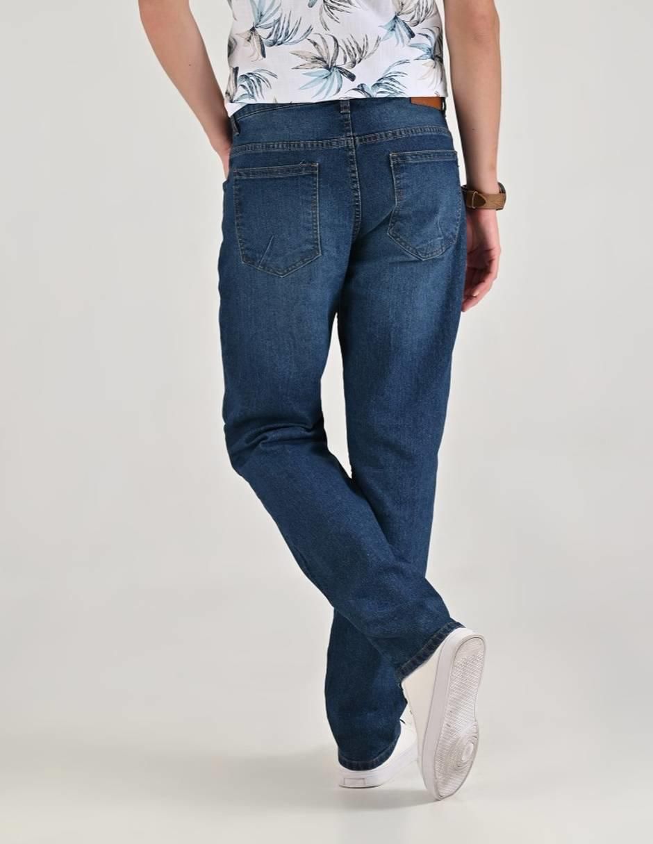 "jeans" regular straight supply 14-0738-2944 "lavado" whisker "para hombre"