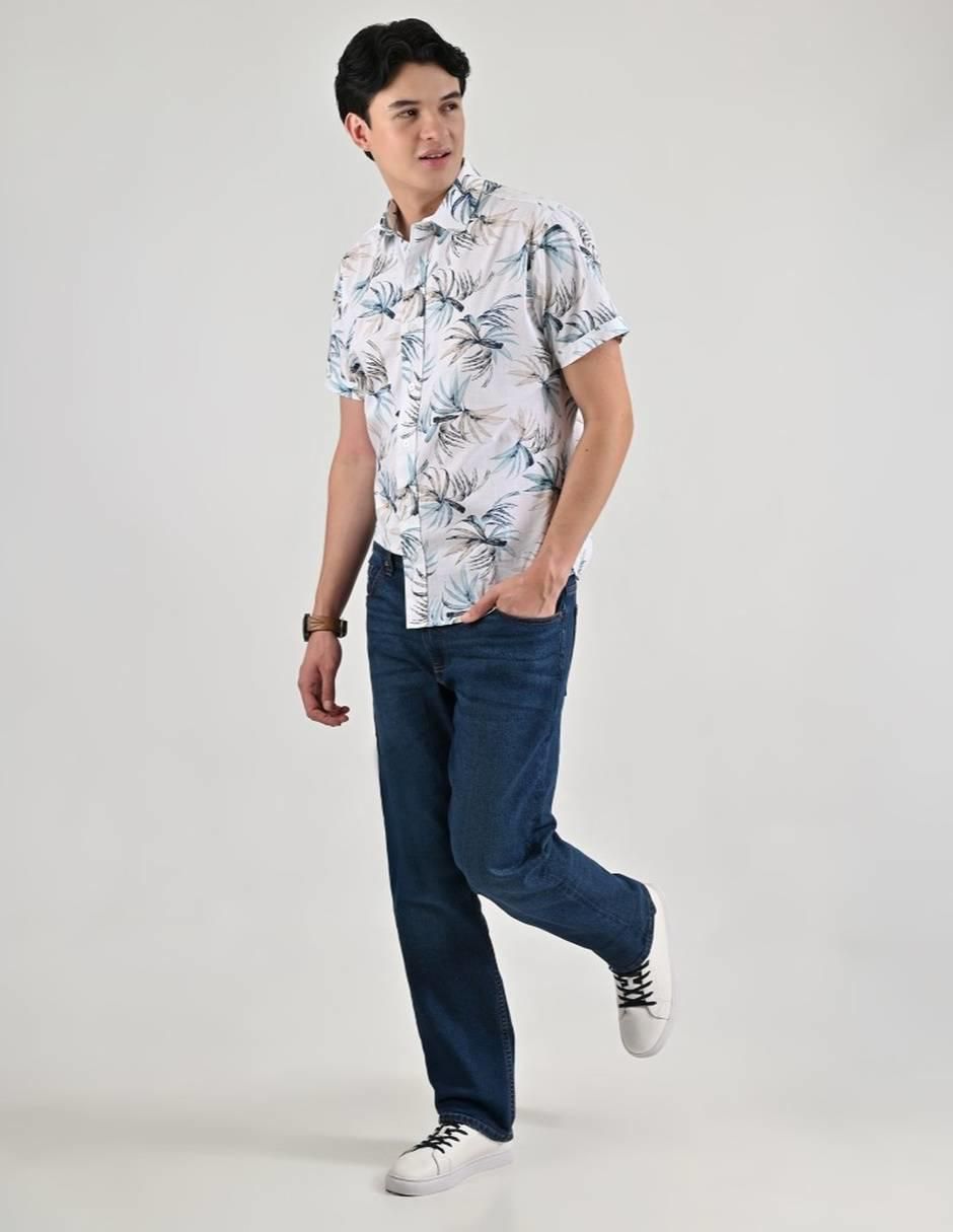 "jeans" regular straight supply 14-0738-2944 "lavado" whisker "para hombre"