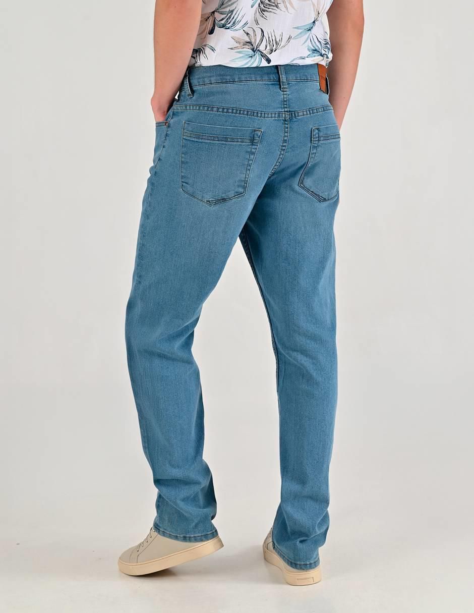 Jeans straight Supply lavado medio para hombre 2