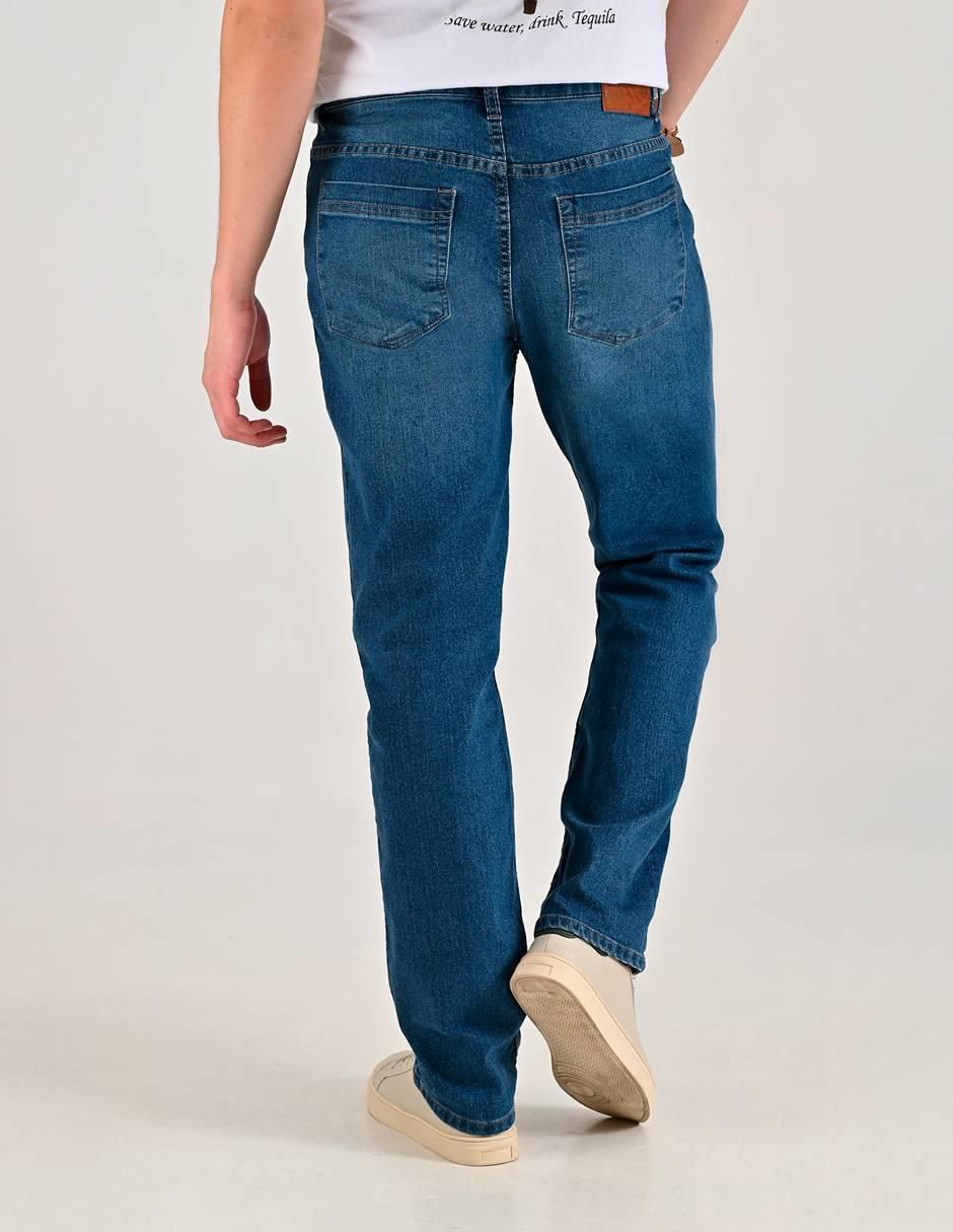 Jeans straight Supply lavado medio para hombre