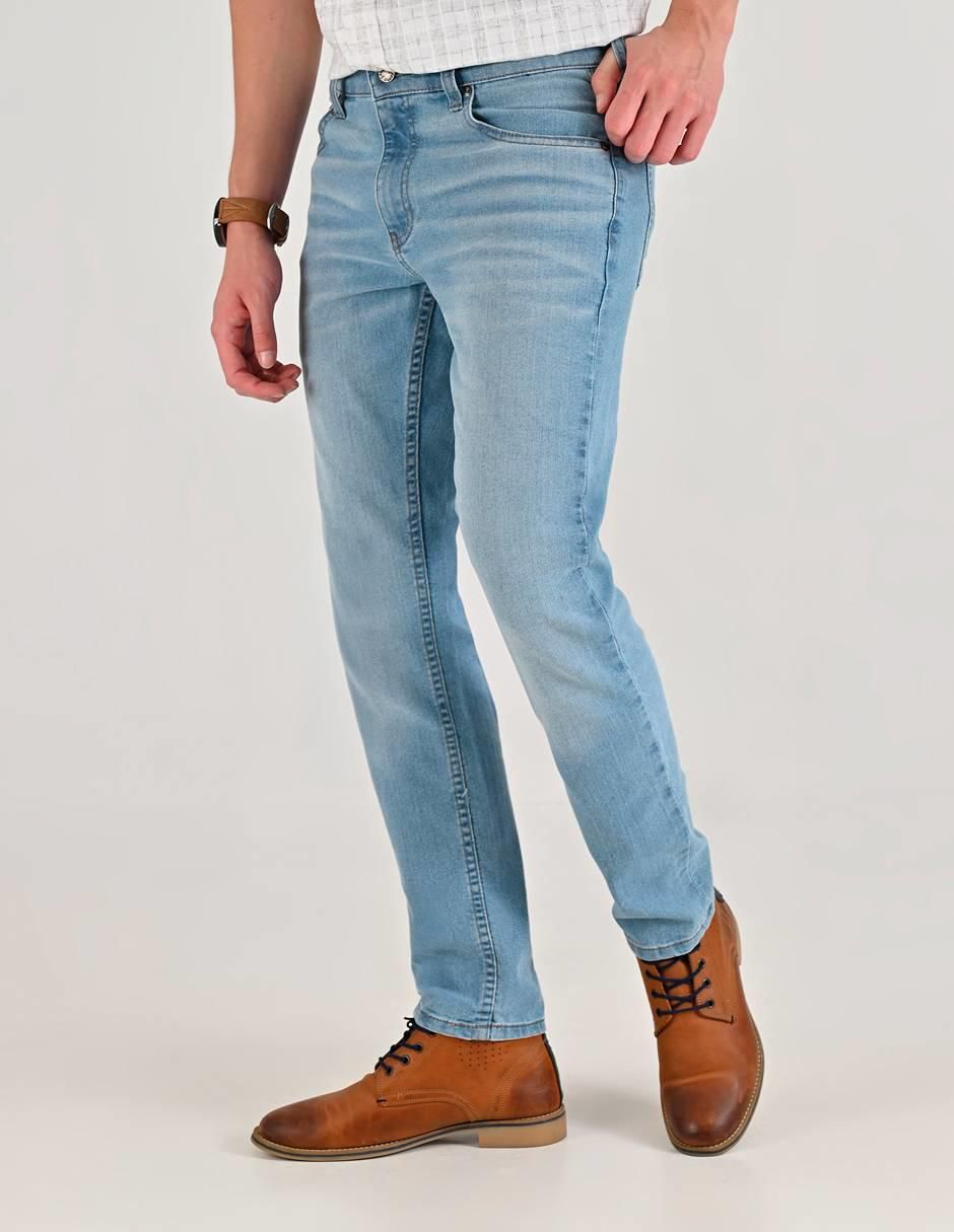 Jeans slim 14-0746-2944 lavado whisker para hombre 3
