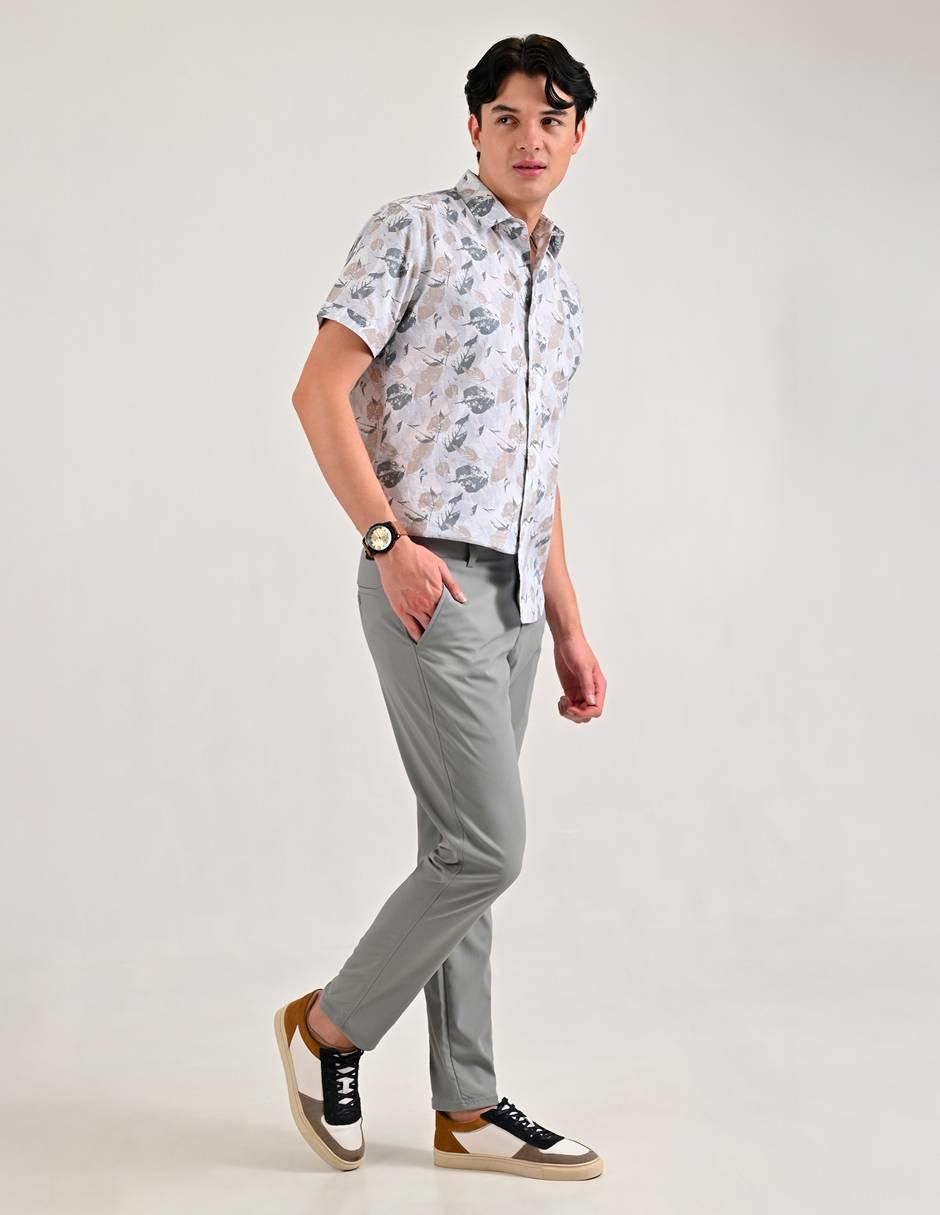 "pantalón" casual regular slim supply "de" poliamida "para hombre"