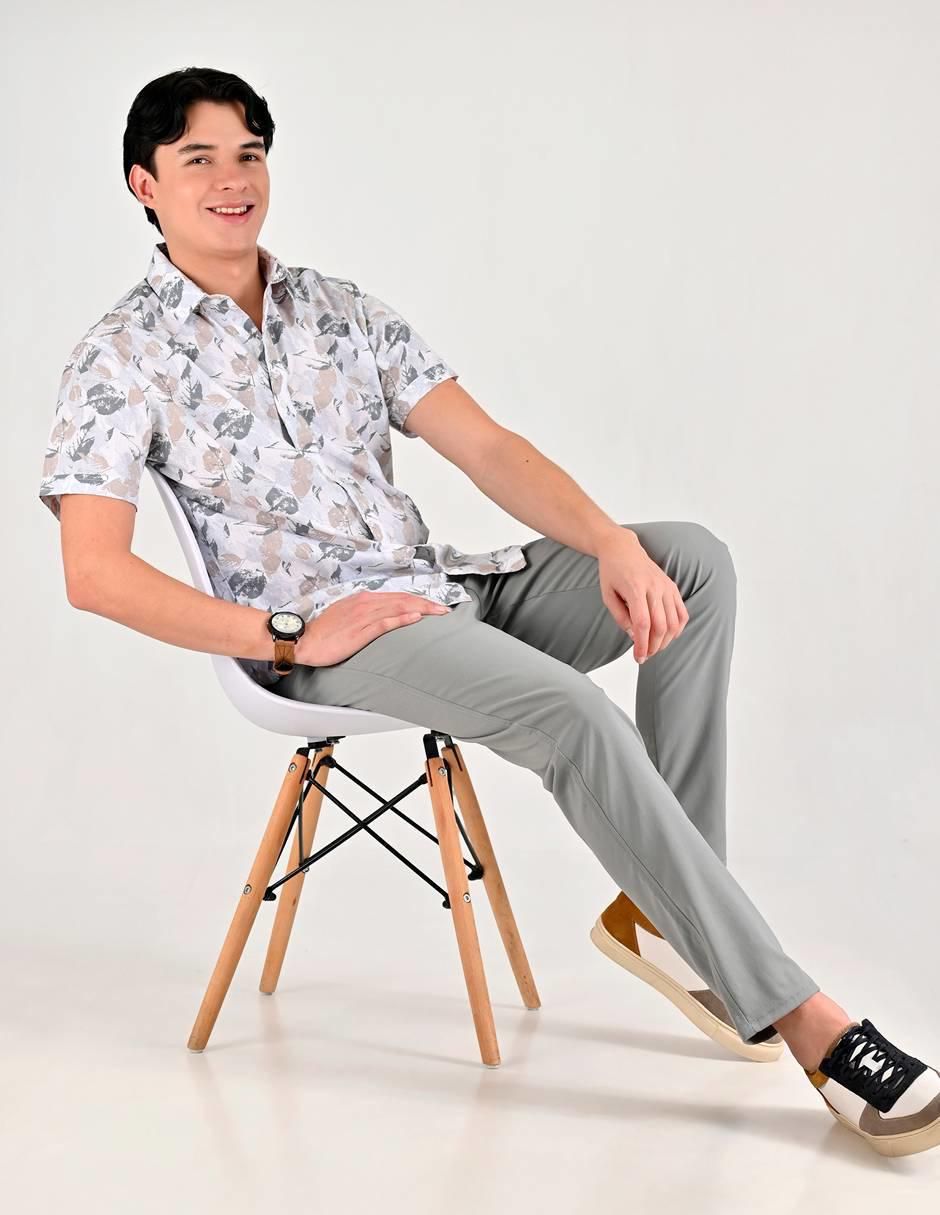 "pantalón" casual regular slim supply "de" poliamida "para hombre"