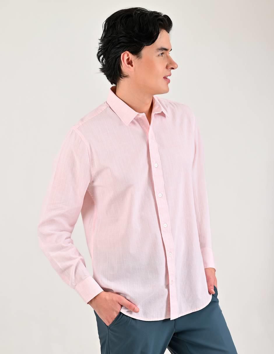 Camisa casual de algodón manga larga para hombre 3