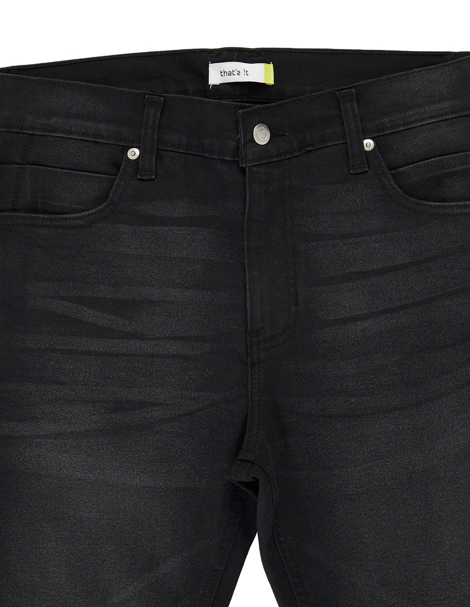 Jeans skinny lavado obscuro para hombre 5