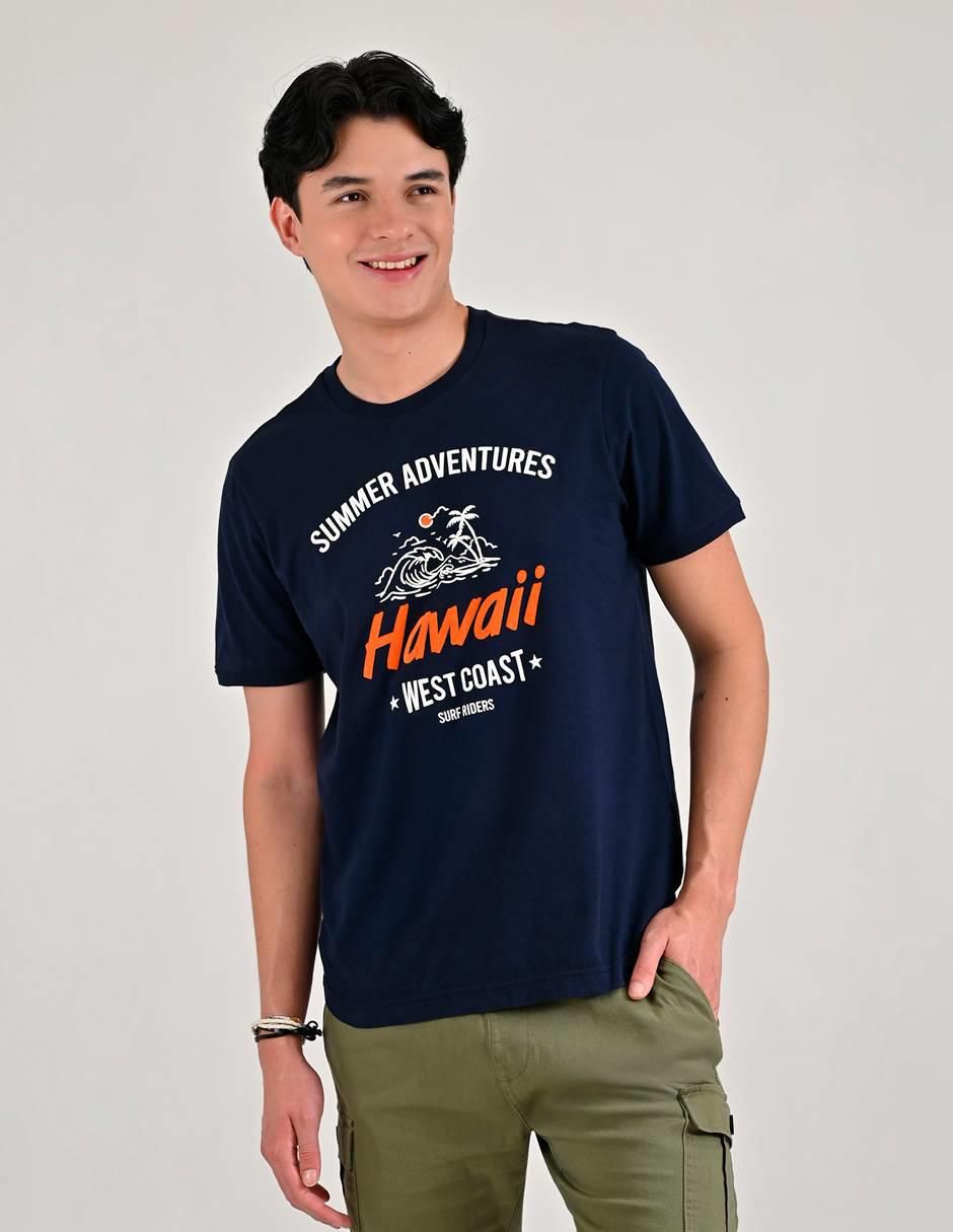 Playera cuello redondo para hombre