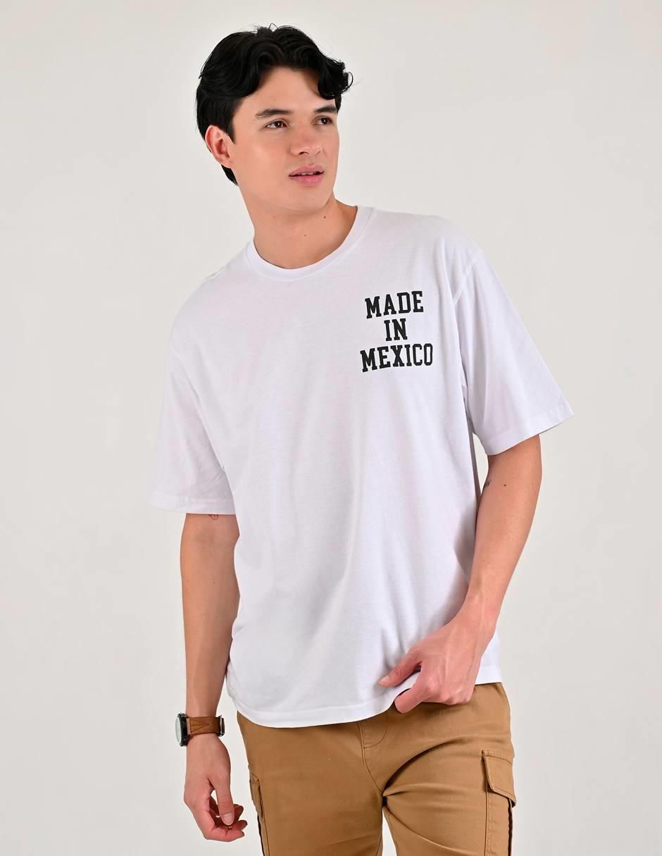 Playera cuello redondo para hombre