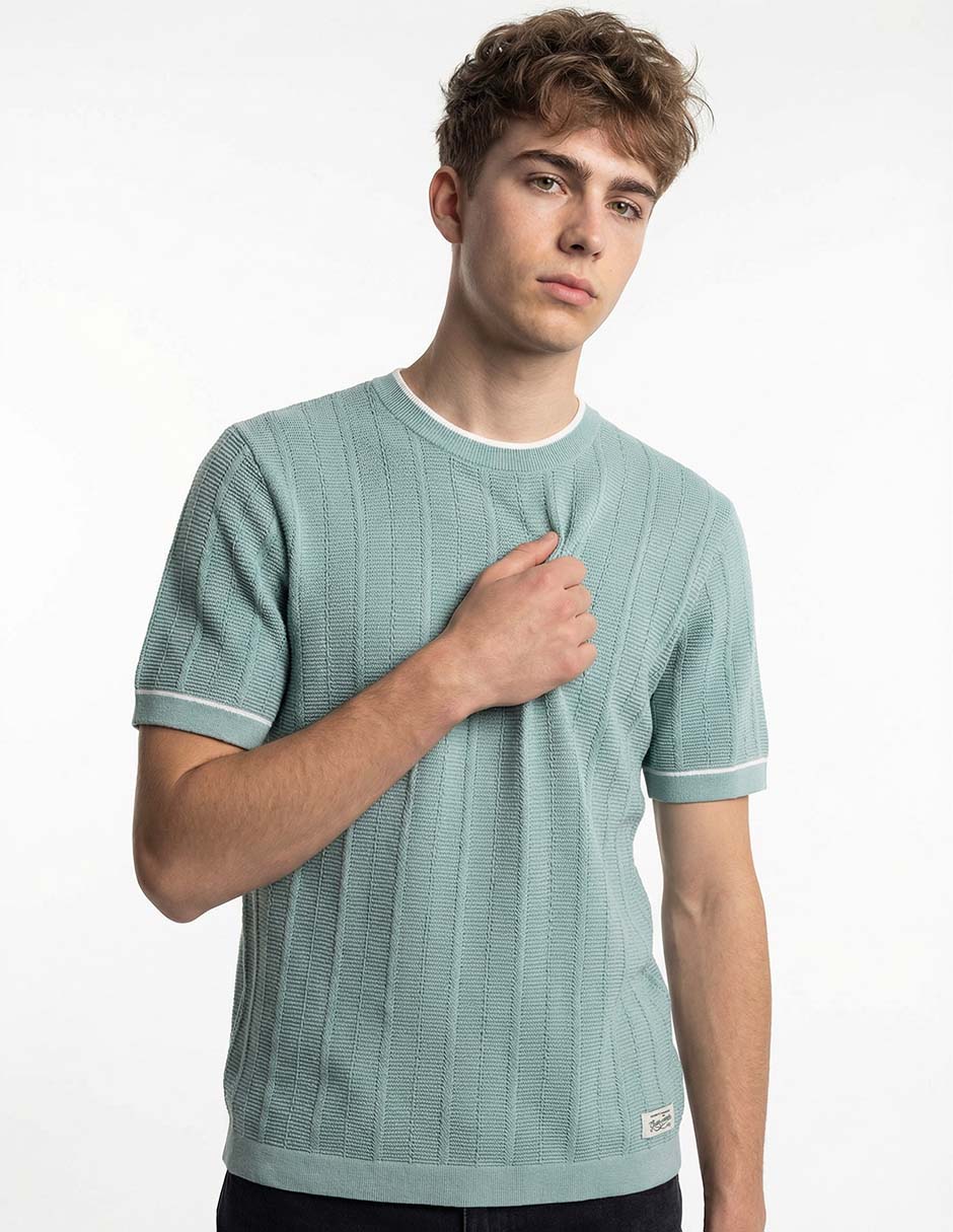 Playera cuello redondo para hombre Playera cuello redondo para hombre