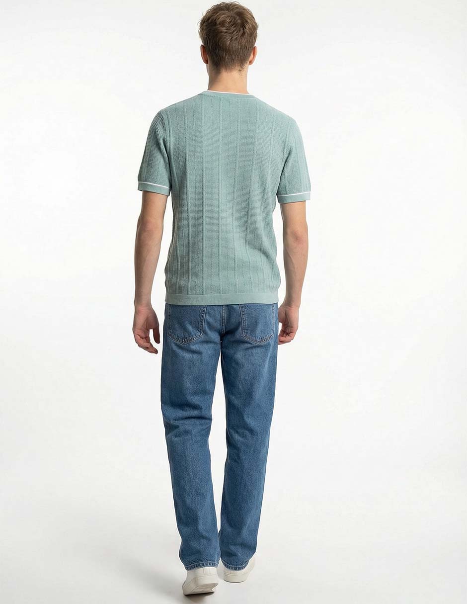 Playera cuello redondo para hombre 2