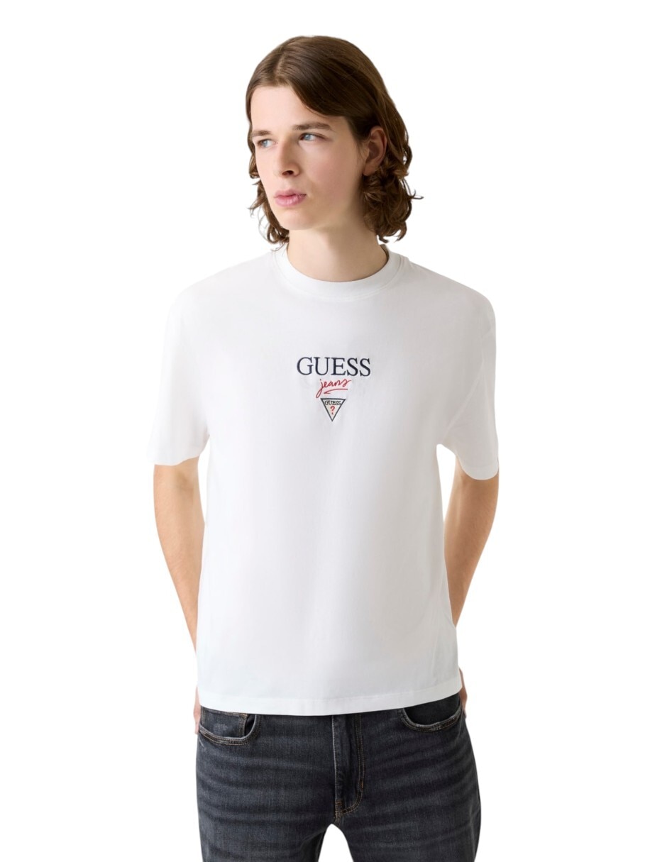 Playera cuello redondo para hombre