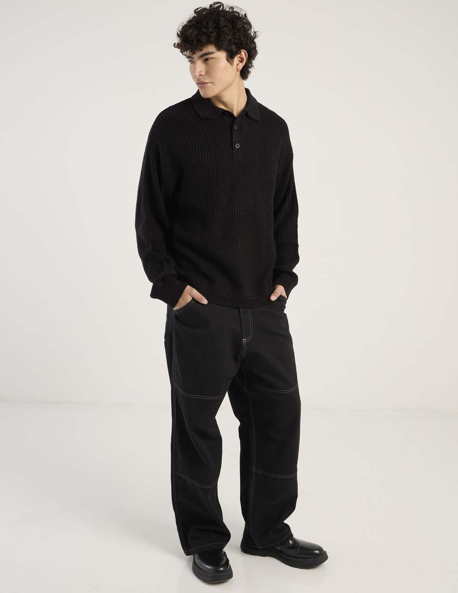 PANTALON JACK & JONES 12, 34-32, NEGRO