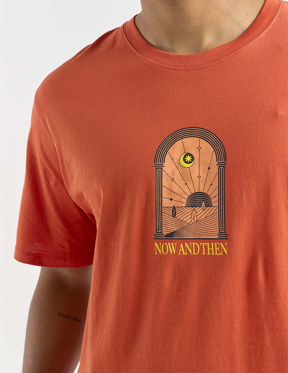 PLAYERA JACK & JONES 12278, NARANJA, G