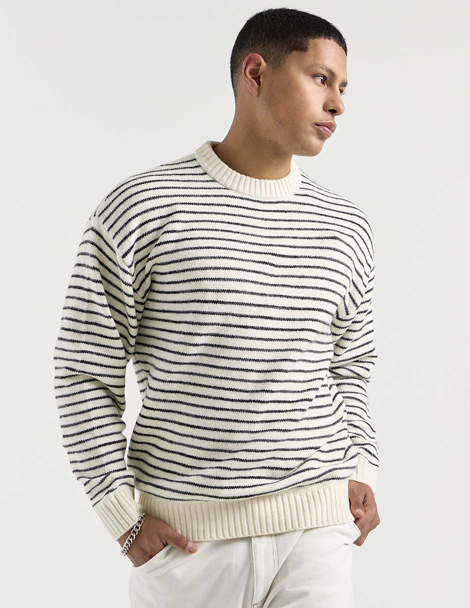 Suéter cuello redondo para hombre