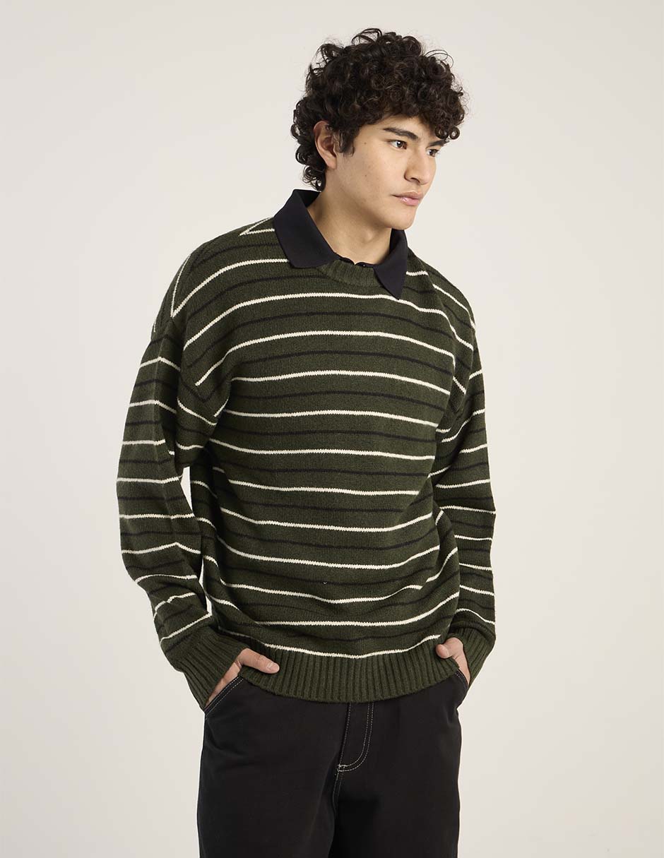 Suéter cuello redondo para hombre