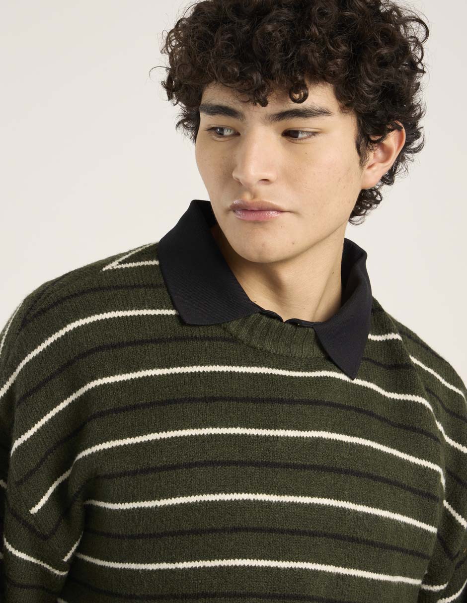 Suéter cuello redondo para hombre 4