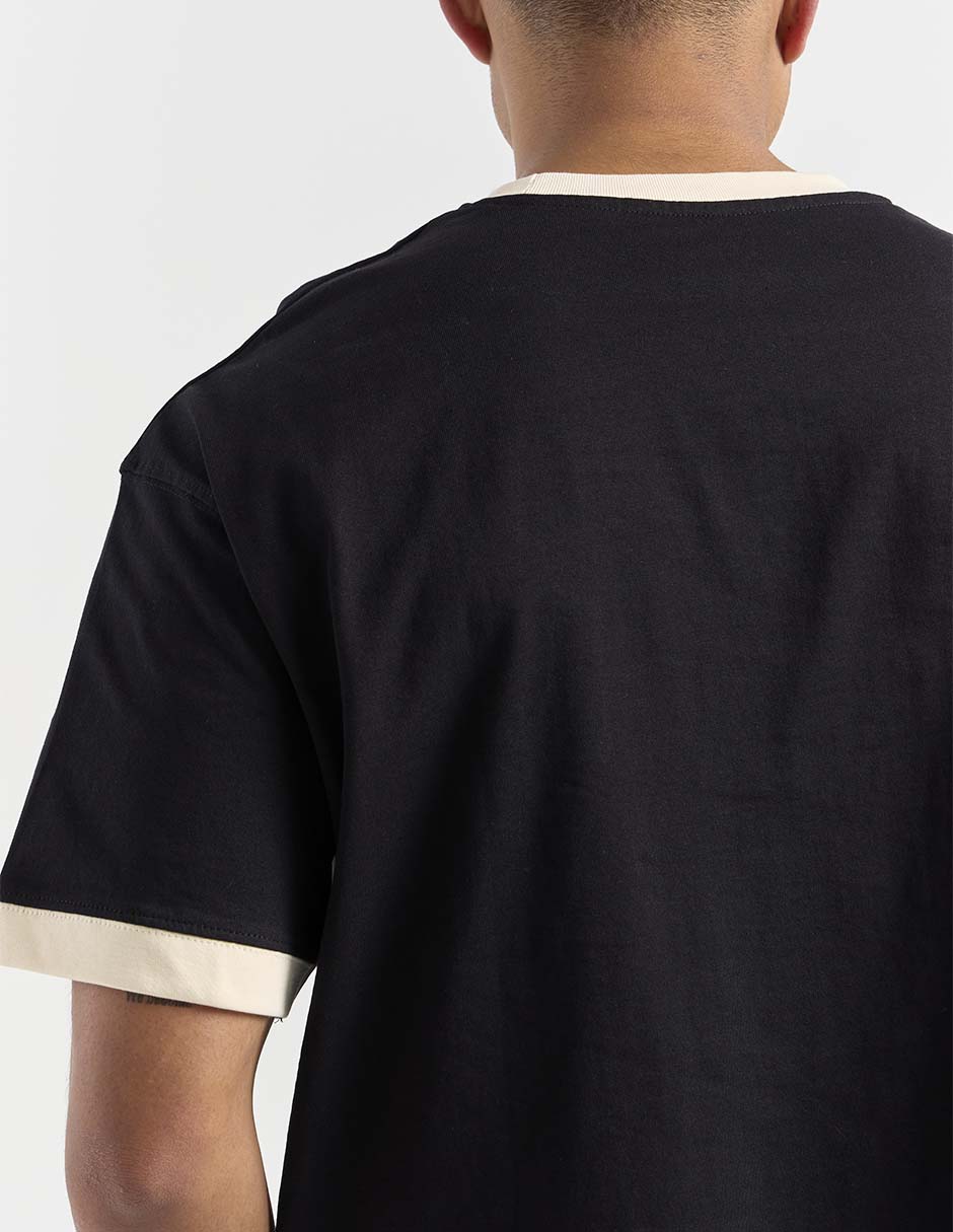 PLAYERA JACK & JONES 122838, XL, NEGRO